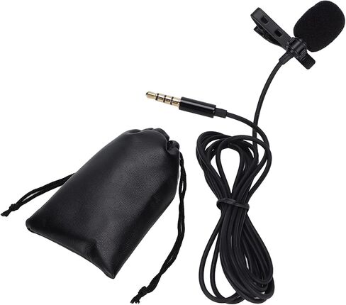Mini Lapel Microphone Portable and Durable Clipon Design for Voice in Kuwait