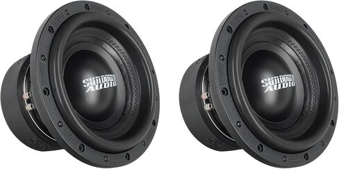 Sundown Audio SA-10 V.2 D2 10" 1250-Watt RMS / 2500-Watt Peak Car Subwoofers 2-Ohm DVC Subs SW-SAV210D2, 2.75" Voice Coil, 19mm Xmax, Cast Aluminum Frame, Car Audio, 2-Piece in Saudi Arabia