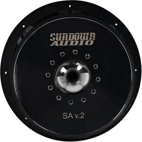 Sundown Audio SA-10 V.2 D2 10" 1250-Watt RMS / 2500-Watt Peak Car Subwoofers 2-Ohm DVC Subs SW-SAV210D2, 2.75" Voice Coil, 19mm Xmax, Cast Aluminum Frame, Car Audio, 2-Piece in Saudi Arabia