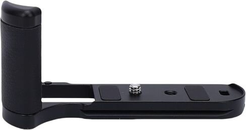 Camera L Shape Grip for XT50, Ergonomic Design with Arrow Storage Case Plate, Lightweight Aluminum Alloy for Photographers, 1 Unit (Black) in Kuwait