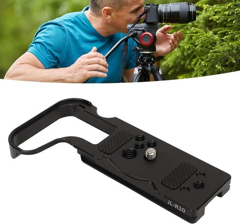 Quick Release Base Plate, Camera Extension Plate, Strong Stability, Convenient Mounting for R10 Camera Tripod, Aluminum Alloy Material in Kuwait
