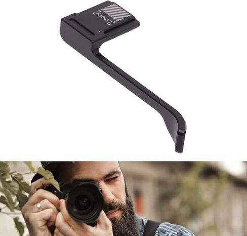 Heavy Duty Hand Grip with Thumb Rest for X100VI Camera. Easy Installation for Secure Grip (Black) in Kuwait