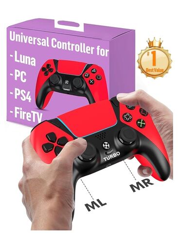 Enstixsm Replacement for Luna Controller for Fire TV PC Controllers Wireless for Gaming for Luna Firestick Gamepad with Back Paddles 1200mAh Turbo Dual Motors No Drift ALPS Joystick Mando in Kuwait