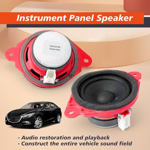 GKK8-66-960 Speaker Replacement for Mazda 3 CX-9 CX-30 CX-50 CX-70 CX-90 2013-2025 Instrument Panel Speaker for Mazda CX-5 2017-2025 Car Audio Part Replace GKK866960 in Saudi Arabia