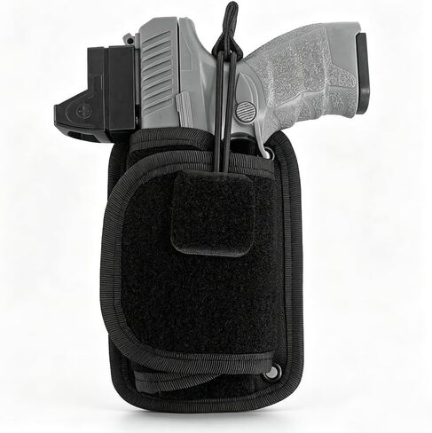 Universal Hook Loop Handgun Holster for Gun Bag Safe Desk Car in Kuwait