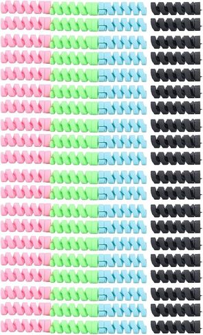 Silicone Spiral Charging Cable Protectors 20 Pack with 4 Colors 80 Pcs, Cord Wrap for Phone Charger Laptop Computer USB Cable in Kuwait