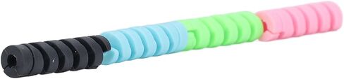 Silicone Spiral Charging Cable Protectors 20 Pack with 4 Colors 80 Pcs, Cord Wrap for Phone Charger Laptop Computer USB Cable in Kuwait