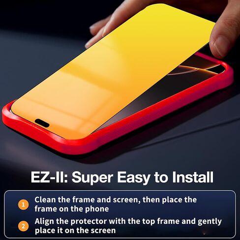 Privacy Screen Protector for iPhone 16 Pro Max 2 Pack (Gold) in Saudi Arabia
