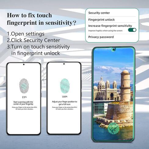 3 Pack Screen Protector For Samsung Galaxy S22 Plus Tempered Glass in Kuwait