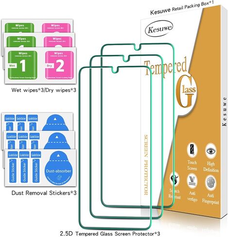 3 Pack Screen Protector For Samsung Galaxy S22 Plus Tempered Glass in Kuwait