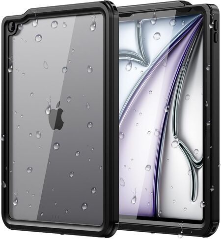 لجهاز iPad 10.2 بوصة - حافظة مقاومة للماء لجهاز iPad 9th 8th 7th، واقي شاشة مدمج عالي التحمل لكامل الجسم مع حامل قلم رصاص لحافظة iPad 9th Generation in Kuwait