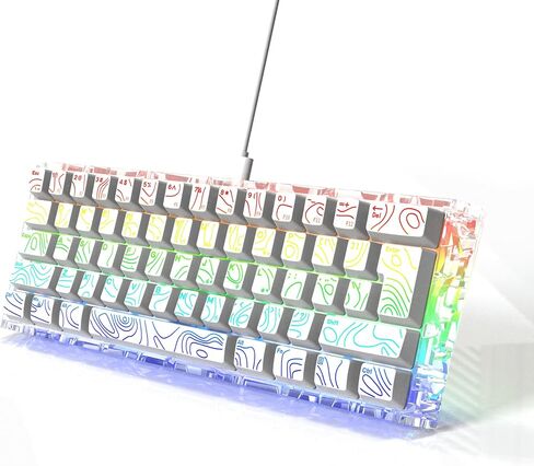 7KEYS G61 Pro Wired 60% Gaming Keyboard with RGB Lighting in Saudi Arabia