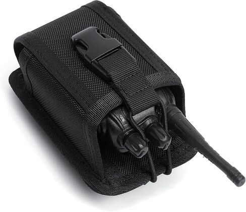 TACNEX Universal Radio Holster Two Ways Radio Holder Walkie Talkies Pouch Tactical Nylon Case with MOLLE Strap Duty Belt Clip for Police Leo Security Firefighter Rescue EMS EMT Military in Kuwait