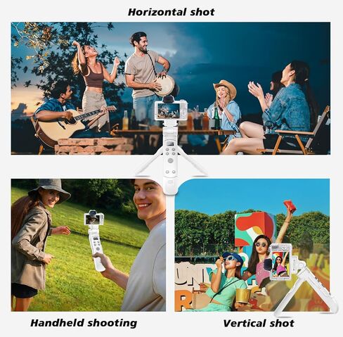 Hanpusen Tripod for Canon Camera, Wireless Shooting Grip with Remote Control - Tripod Stand with Rechargeable Shutter Release for R8/G7 X III/R50/R10/R100/M50/M200/M6 II/G5 X II, Replace HG-100TBR in Kuwait