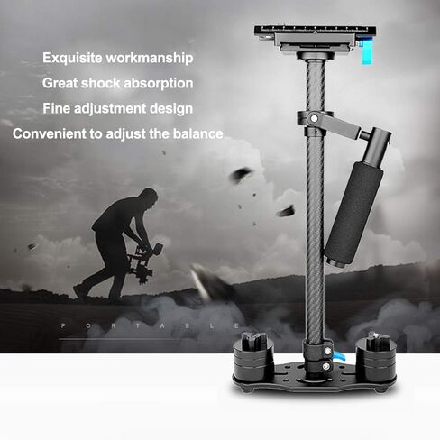 DSLR Camera Stabilizer Quick Release Plate Shock Absorption Durable for Jobs Carbon Fiber S60T for Photography Enthusiasts (#1) in Kuwait