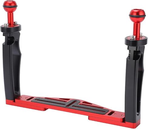 Aluminum Alloy Dual Handle Plate Stabilizer for Underwater Camera Body Underwater for Cameras and Sports Cameras in Kuwait