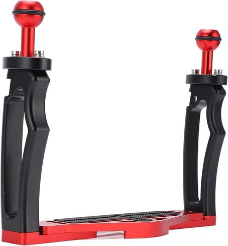 Aluminum Alloy Dual Handle Plate Stabilizer for Underwater Camera Body Underwater for Cameras and Sports Cameras in Kuwait