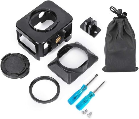 Aluminum Alloy Camera Cage with Stable Structure for RX0 II Filter Sun Visor Lightweight Sports Camera Accessory in Kuwait