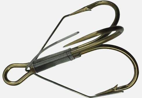 25 Gerry's Tackle 3551W 2X Strength Bronze Weedless Treble Hooks Size 6 in Kuwait