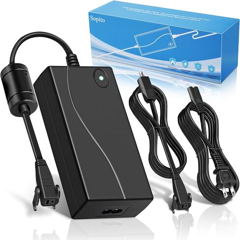 Power Recliner Power Supply, Sopito Wide AC/DC Adapter Kit 100-240V -with 6.6ft Extension Cord, 29V 2A Transformer 2-Pin Connector, Recliner Replacement Parts for Lazy Boy, Limoss, OKIN in Kuwait