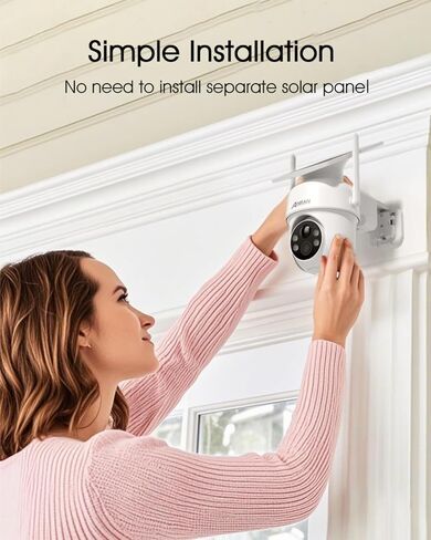 ANRAN Solar Security Cameras Wireless Outdoor,2K for Home Security,2 Pcs in Saudi Arabia