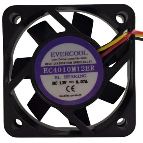 EC4010M12ER 4CM 12V 0.07A 4010 40MM 40X40X10MM 3-Wire Cooling Fan in Saudi Arabia