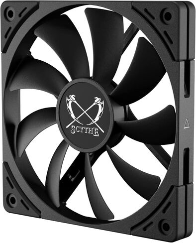 Scythe Kaze Flex II 120 Slim PWN Premium Slim PC Fan,120mm x 15mm, Fluid Dynamic Bearing, 4-Pin Connector (Kaze Flex II Slim, 1800RPM) in Saudi Arabia