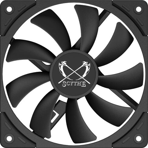 Scythe Kaze Flex II 120 Slim PWN Premium Slim PC Fan,120mm x 15mm, Fluid Dynamic Bearing, 4-Pin Connector (Kaze Flex II Slim, 1800RPM) in Saudi Arabia