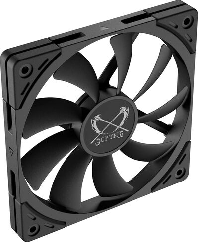 Scythe Kaze Flex II 120 Slim PWN Premium Slim PC Fan,120mm x 15mm, Fluid Dynamic Bearing, 4-Pin Connector (Kaze Flex II Slim, 1800RPM) in Saudi Arabia