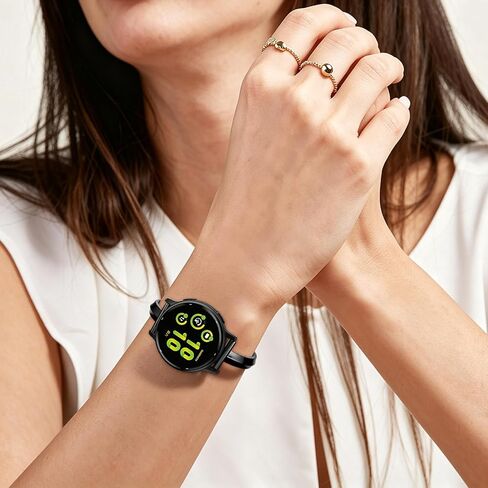HSWAI Thin Metal Strap Compatible with Garmin Vivoactive 6 Watch Bands/Vivoactive 5/3/3 Music, 20mm Slim Dressy Stainless Steel Bracelet for Approach S50 S44 S42 S40/Venu Sq 2/Forerunner 165/55 in Kuwait