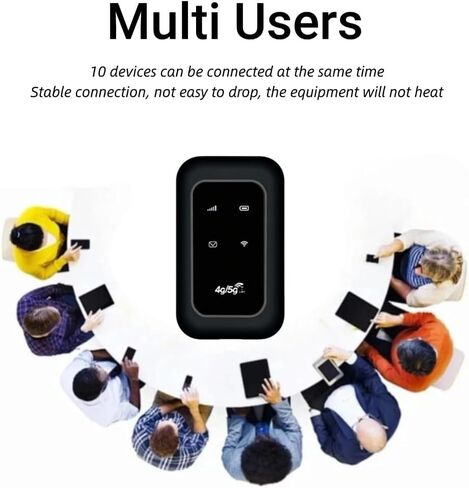 4G 5G Portable WiFi Hotspot Mobile Router 300Mbps LTE CAT4 with SIM Card Slot for Travel Home in Kuwait
