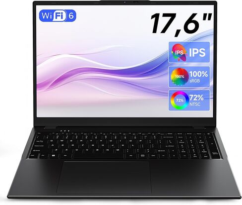 17.6Inch FHD Touchscreen Laptop N5095 16GB DDR4 256GB Storage 1 year Office in Saudi Arabia