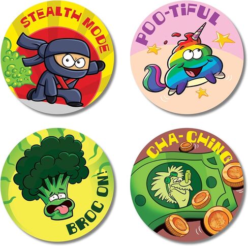 Dr. Stinky's Silly Scratch N Sniff Stickers, 4-Pack, Novelty Scents in Saudi Arabia