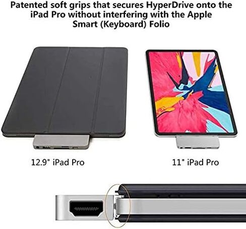 HyperDrive HD319B-GRAY Docking Station - for Tablet - 60 W - USB Type C - 3 x USB Ports - Type-C - HDMI - Audio Line in - Audio Line Out - Wired in Kuwait