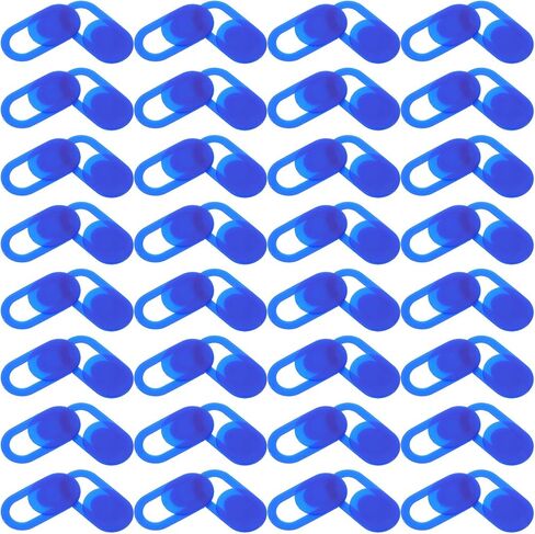 100pcs Phone Camera Privacy Cover Ultra-Thin Plastic Webcam Cover for Laptop and Computer with Smooth Operation Blue Camera Lens Cap for Enhanced Privacy in Kuwait
