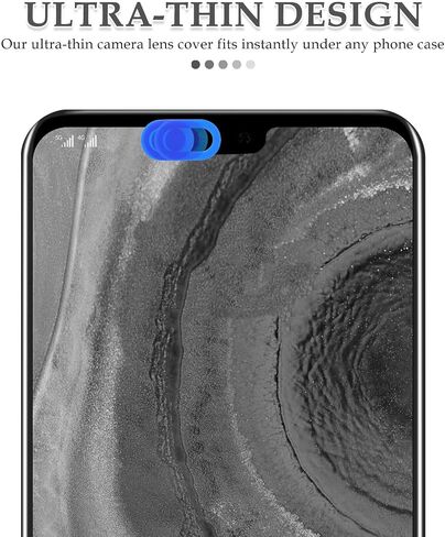 100pcs Phone Camera Privacy Cover Ultra-Thin Plastic Webcam Cover for Laptop and Computer with Smooth Operation Blue Camera Lens Cap for Enhanced Privacy in Kuwait