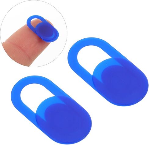 100pcs Phone Camera Privacy Cover Ultra-Thin Plastic Webcam Cover for Laptop and Computer with Smooth Operation Blue Camera Lens Cap for Enhanced Privacy in Kuwait