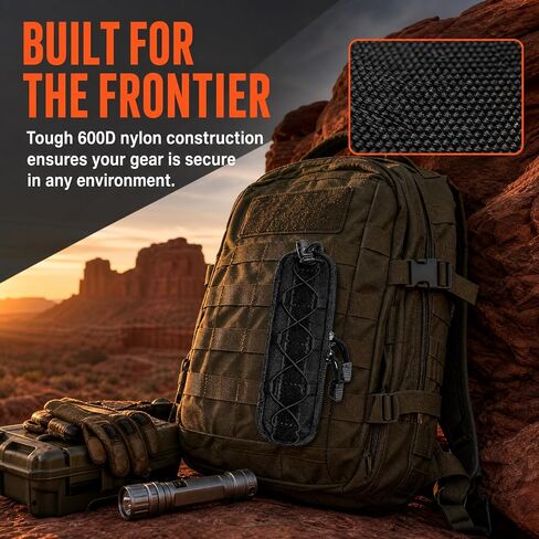 Small Molle Pouch Tactical Mini Knife Sheath Flashlight Holder Pen Pencil Tool Pouches for Belt Carrying Case Suppressor Accessory Bag Attachment Gear for Outdoor Use in Saudi Arabia