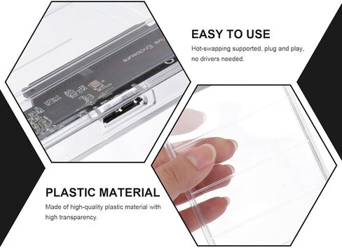 Usb3.0 2.5 Inch Hard Drive Enclosure for 2tb Ssd, Tool Free in Kuwait