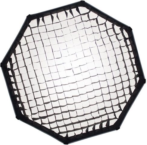 Octagon Parabolic Softbox Soft Light Modifier with Honeycomb Grid & Front Diffuser, Portable Folding Umbrella Softbox Speedring for Studio Strobe Flash & Continuous LED Light in Kuwait