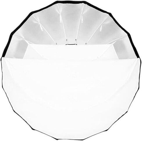 P120 120cm (47.2") Deep Parabolic Softbox, Professional Hexadecagon Studio Light Diffuser with Bowens Mount Speedring, Inner & Outer Diffusers & Carrying Bag for Studio Strobe Flash in Kuwait