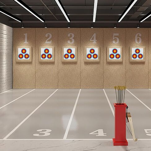 MOLFUJ Archery Targets Paper 3 Spot, New Las Version 30pcs/50pcs, Archery Target Pins Included, Bow and Arrow Targets for Hunting Backyard, Archery Target Practice Accessories in Saudi Arabia