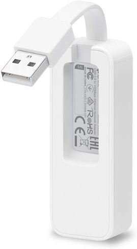 TP-Link UE200 USB 2+H4:H39.0 to Ethernet Adapter, USB 2.0 Port, RJ45 Port 10/100Mbps, Plug & Play, Compact and Portable Design, Fast and Stable Data Connection, Windows, MAC OS, Linux OS in Kuwait