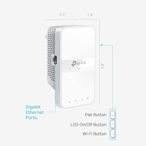 TP-Link Powerline Wi-Fi Extender (TL-WPA7617) AV1000 Powerline Ethernet Adapter with AC1200 Dual Band in Kuwait