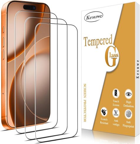 Privacy Screen Protector for iPhone 16, 15, 15 Pro Tempered Glass in Kuwait