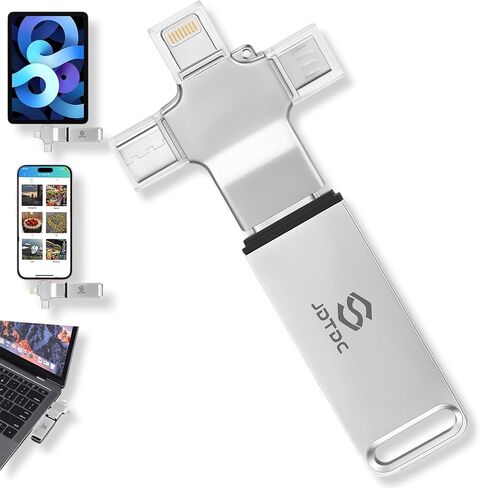 128GB True Plug & Auto Backup Photo Stick for iPhone iPad Android Computer in Saudi Arabia