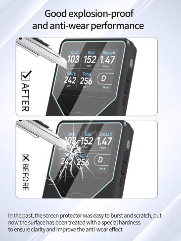 Screen Protector for Shot Scope LM1 Monitor, Clear TPU Film 2 Pack in Kuwait