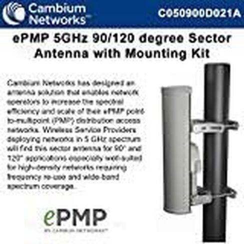 Cambium ePMP Sector Antenna 5GHz for 90/120 degrees with Mounting Kit in Kuwait