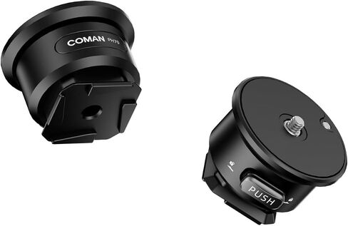 COMAN PH70 Quick Release Mount, with 1/4" & 3/8" Thread Camera Adapter in Kuwait
