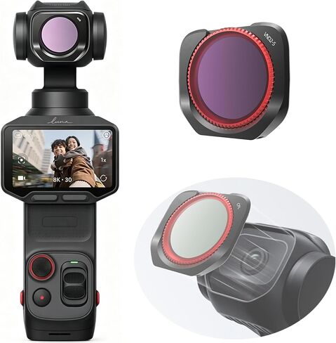Filter Set for Insta360 Luna Pro (Star+CPL+ND8-64+Night+1/4 Soft Black) in Kuwait